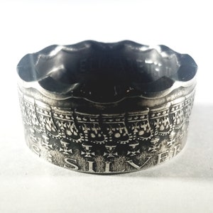 1970s Australian 50 Cent Piece Coin Ring