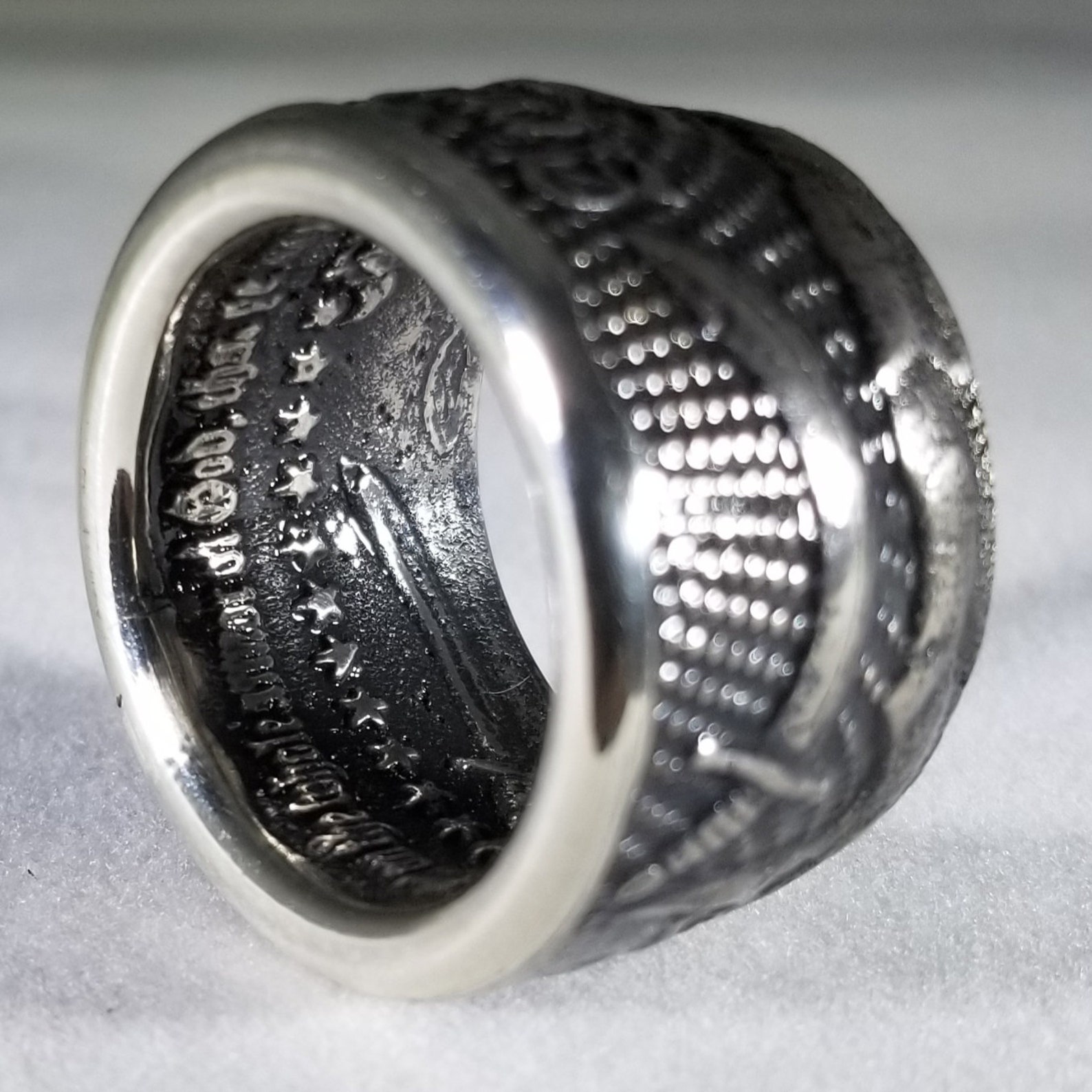 Silver Armor of God Ring Etsy