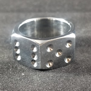 Stainless Steel Dice Ring