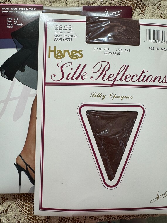 Vintage NIP Hanes Silk Reflections Size AB Barely 