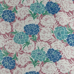 Vtg Feedsack Full Tablecloth 30 x 33 Vintage Feed Sack Flour Sack Cotton Quilt Fabric