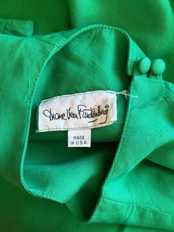 Vintage Nautical Sundress Diane Von Furstenberg Kelly Green Babydoll Dress  Sz 8 DVF - Etsy
