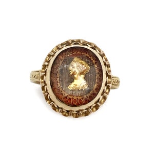 Georgian Queen Anne Stuart Crystal Ring
