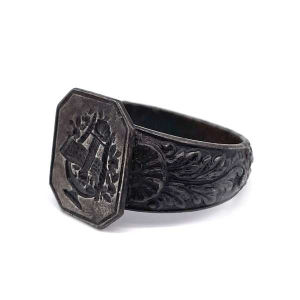 Berlin Iron Apollo Signet Ring