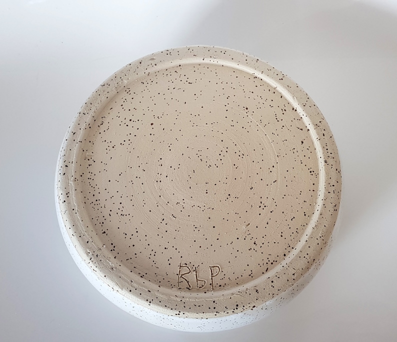 large bowl Christmas gift Serving ceramic bowl Pottery gift Stoneware dish White Salad bowl Handmade bowl Housewarming present