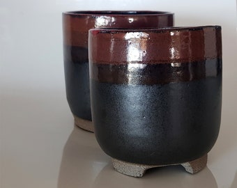 Keramik Vase, Weihnachtsgeschenk, Dekoratives Stück, Zylinder Vase, Blumenvase, schwarze Keramikvase, Kunstkeramik, Keramik und Keramik, Handarbeit