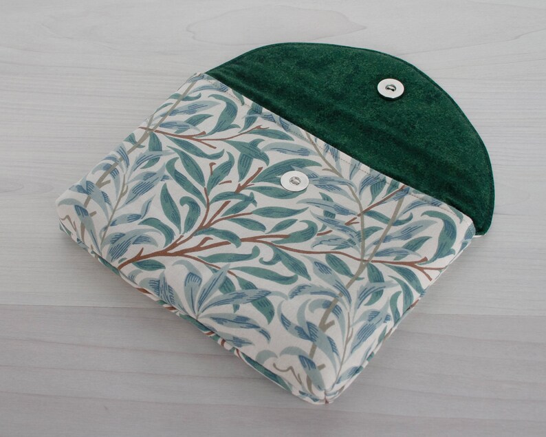 Book Bag, Custom Bible Cover, Bible Bag, Book Sleeve with Closure and pocket, Padded Book Pouch, Fabric Book Cover, Paperback Book Protector image 2