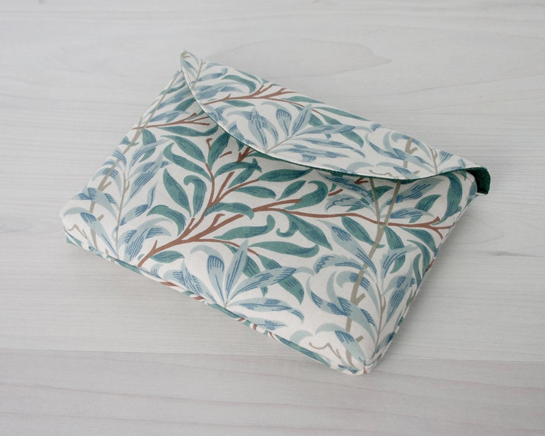 Book Bag, Custom Bible Cover, Bible Bag, Book Sleeve with Closure and pocket, Padded Book Pouch, Fabric Book Cover, Paperback Book Protector image 1