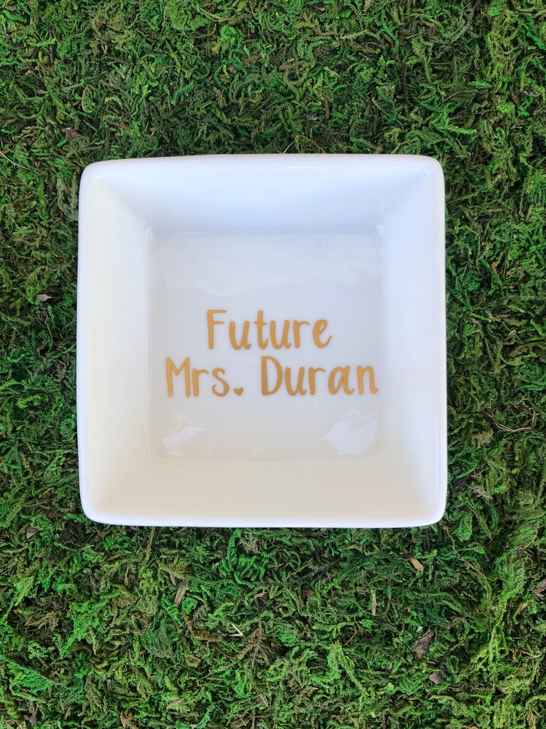 Bride Dish Future Mrs Ring Dish Ring Dish for bride