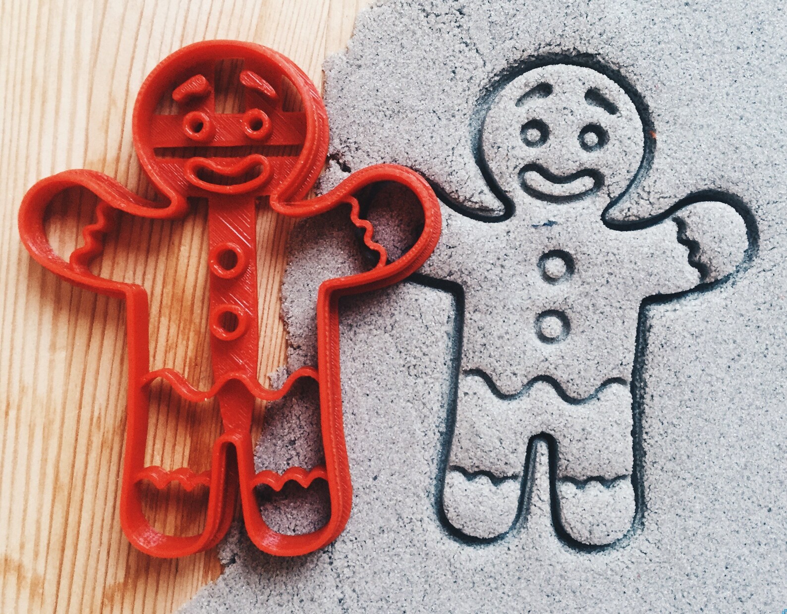 Gingerbread man Cookie Cutter Etsy