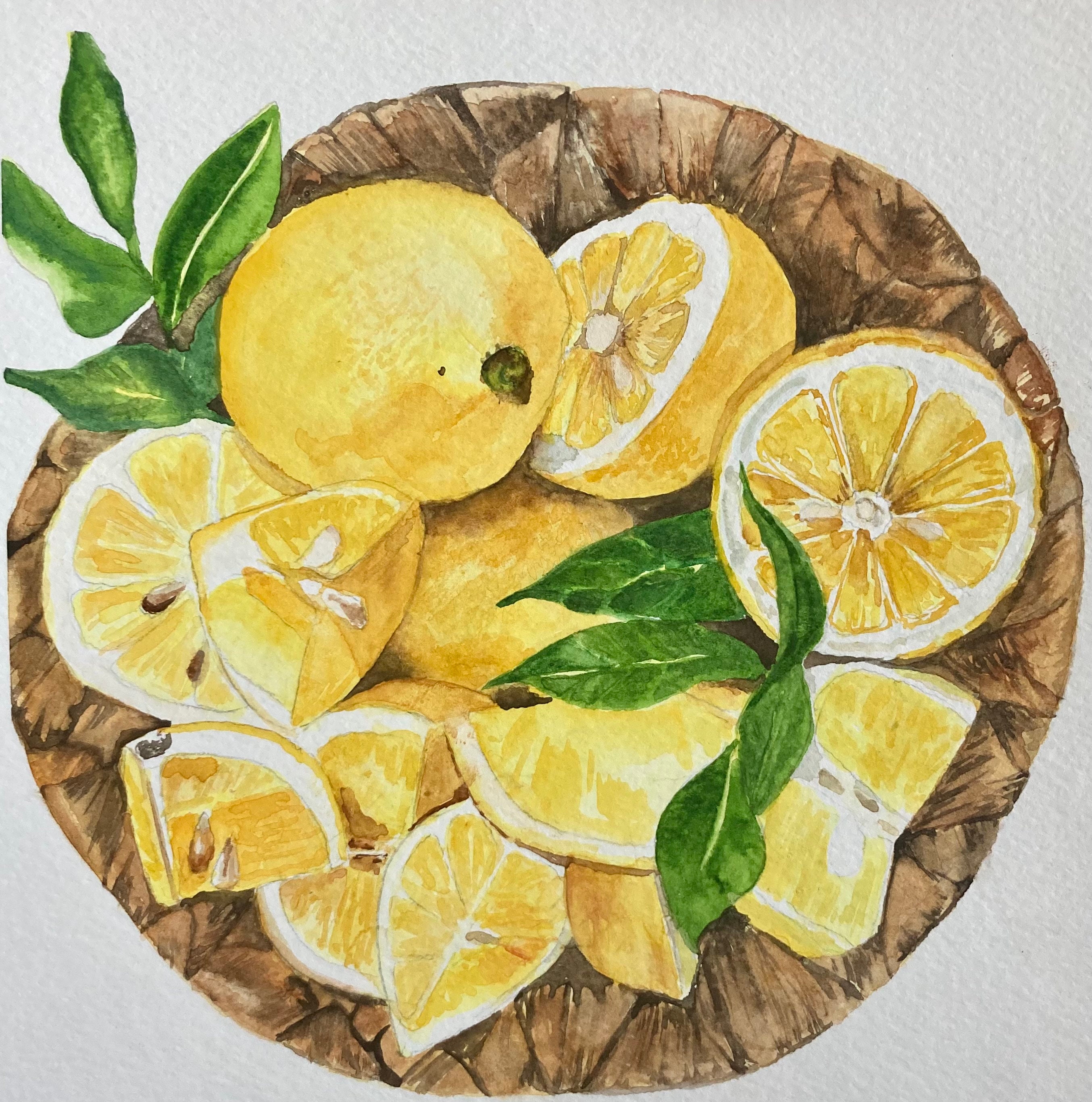 Bowl Full of Lemons - Etsy
