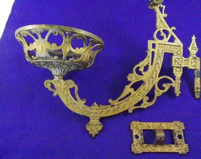Oil Lamp Holder for Wall Mount Cast Iron Hurricane Wall Etsy