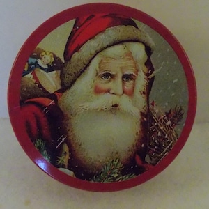 Old World Weihnachtsmann Untersetzer in Original Zinn