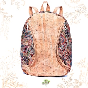 Sac à dos en tissu de liège. Adapté au véganisme. Boutique YOKCORK