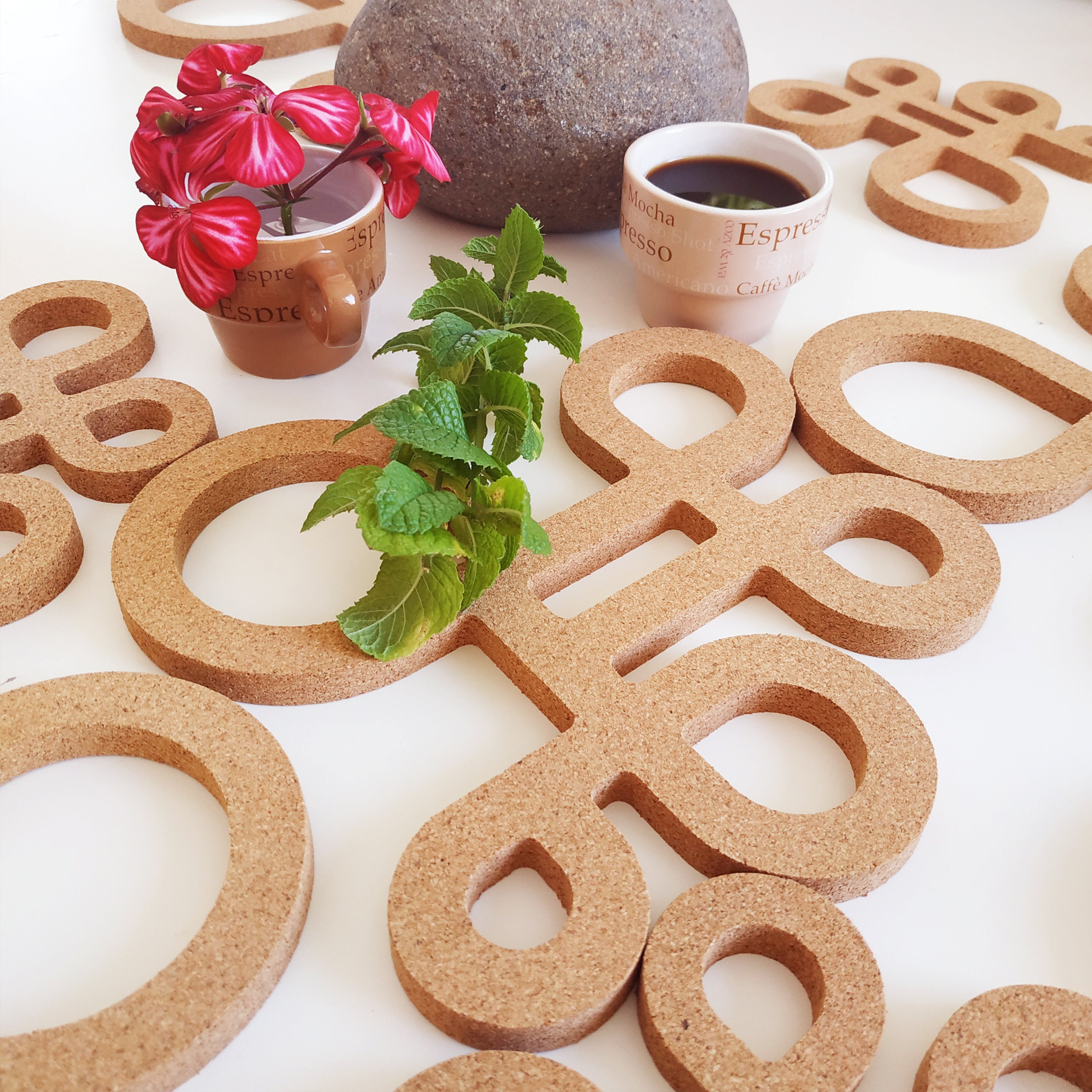 Dessous de Plats en Liège. Artisanat Éco-Responsable. Vegan Friendly. Boutique Yok Cork