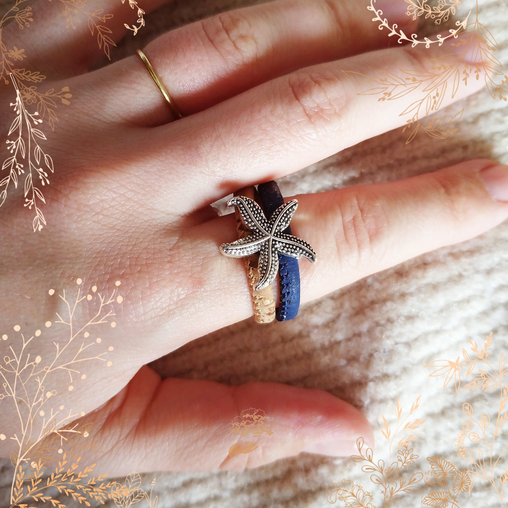 Bague etoile de mer sale