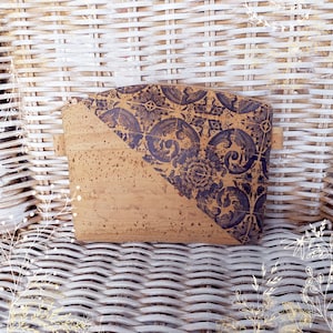Petite pochette et porte-monnaie en liège. Vegan friendly. Boutique YOK CORK