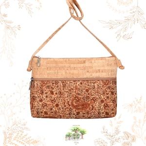 Petit sac en tissu de liège cashemire. Fabrication éco-responsable. Boutique YOK CORK