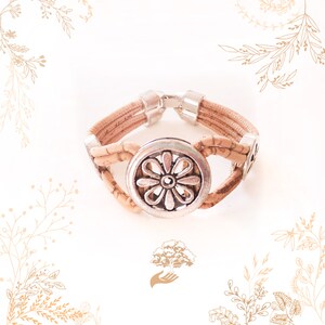 Shop YOKCORK Cork bark bracelet. Suitable for veganism