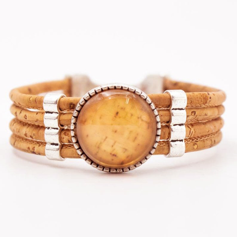Shop YOKCORK Cork bark bracelet. Suitable for veganism