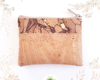 Natural cork purse. Vegan friendly. Creation YOK CORK