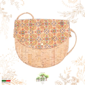 Petit sac bandoulière en écorce de liège. Cuir végétal vegan friendly. Boutique YOK CORK
