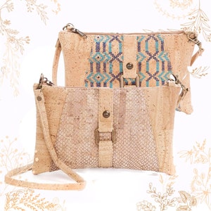 Small ARTELUSA cork bag. Suitable for veganism. YOKCORK image 1