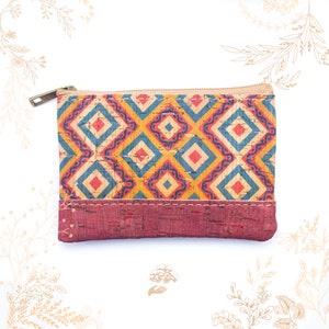 Porte-monnaie en liège. Cuir végétal vegan friendly. Boutique YOK CORK