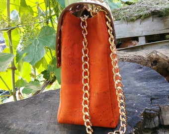 Luxury Orange Cork Bag for Ceremony and Wedding. -  Norway