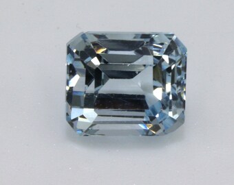 Aquamarine Emerald Cut Etsy