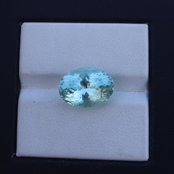 Carat Top AAA Natural AQUAMARINE Oval Cut Stone-Loose Aquamarine  Gemstone-Aquamarine For Jewelry, Aquamarine Oval Cut Anniversary Ring