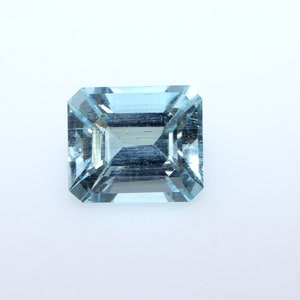 Mind Blowing! 2.3 Ct AAA Natural Faceted Emerald Cut Aquamarine Loose Gemstone, Aquamarine For Pendant,Aquamarine Stone For Anniversary Gift