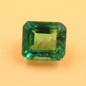 0.49 Ct AAA Natural Loose Zambian Emerald Pendant,Emerald Cut Emerald,High Quality Emerald For Ring, Faceted Emerald,Dark Green Emerald Ring