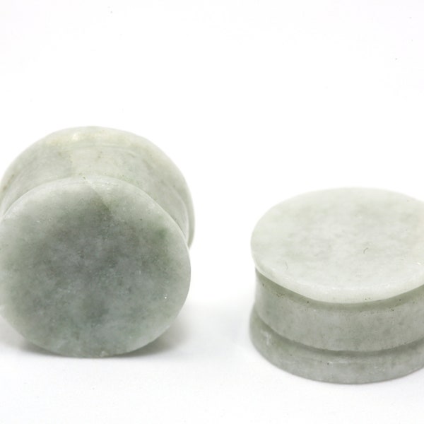 1x Apple Jade Stone Plugs, Jade Plugs for Stretching, Stone Plugs, Stretchers, Stretchers, Stone Plugs, Stone Plugs, Jade, Tunnel