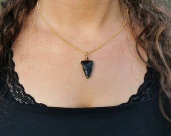 Brass necklace with stone pendant, silver obsidian, obsidian necklace, gold necklace with black stone, necklace with pendant, face in stone