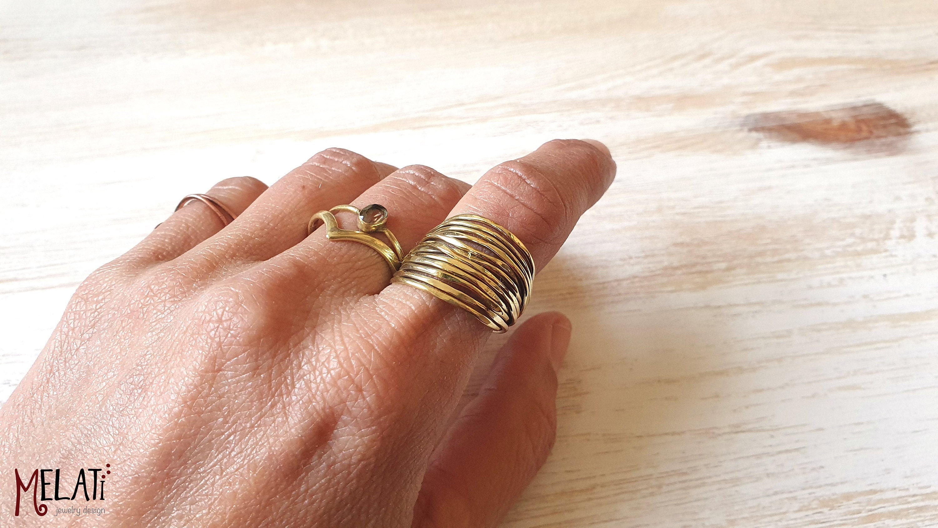 Messing fingerring hotsell