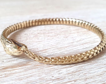 Golden snake bangle, snake bangles, simple snake bangle, snake bangle, boho bangle, snake bangle, golden