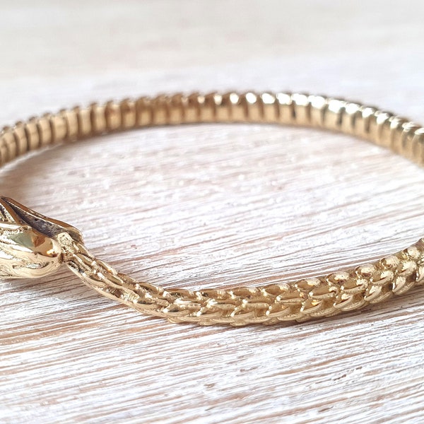 Golden snake bangle, snake bangles, simple snake bangle, snake bangle, boho bangle, snake bangle, golden