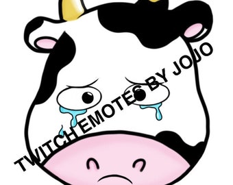 Crying Cow Emote