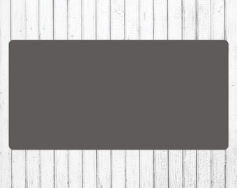 Donkergrijs ontwerp bureaumat, grijze bureaukussenbeschermer, koelgrijs kantoordecor, klassieke muismat, kinderkamerdecor, verjaardagscadeau, kantoor aan huis