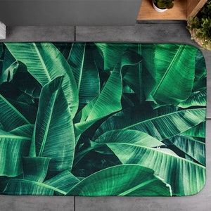 Green, Plant - Africa, Soft Mat, Contemporary Carpet, Kids Pattern, Floor Decor, Bathroom Rug, Non-Skid