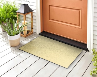 Straw Outdoor Rug, Beige Welcome Mat, Neutral Front Rug, Patterned Doormat , Custom Doormat, Funny Doormat