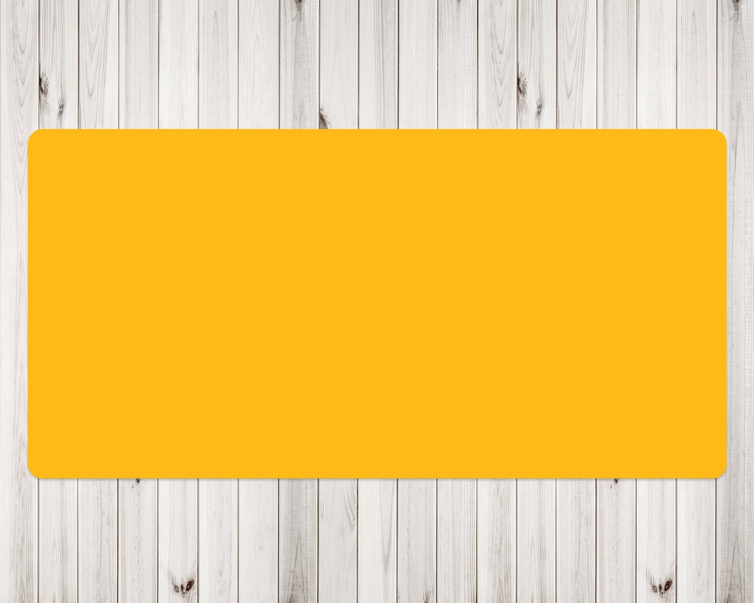 Yellow Desk Pad, Sunflower Gaming Room Decor, Amber Desk Mat Design ...