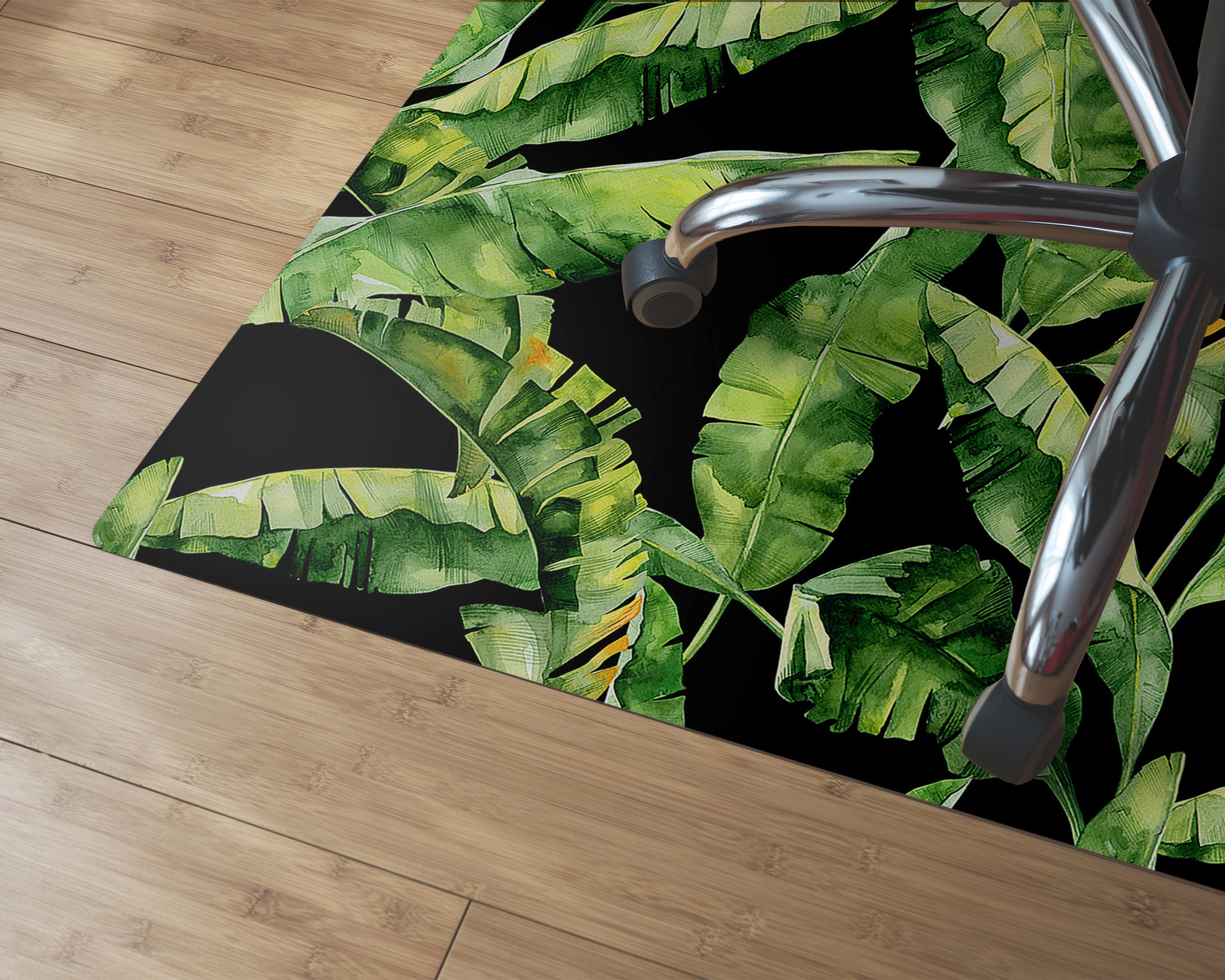 Home Décor Chair Pads Green Modern Decoration Black Wood Floor