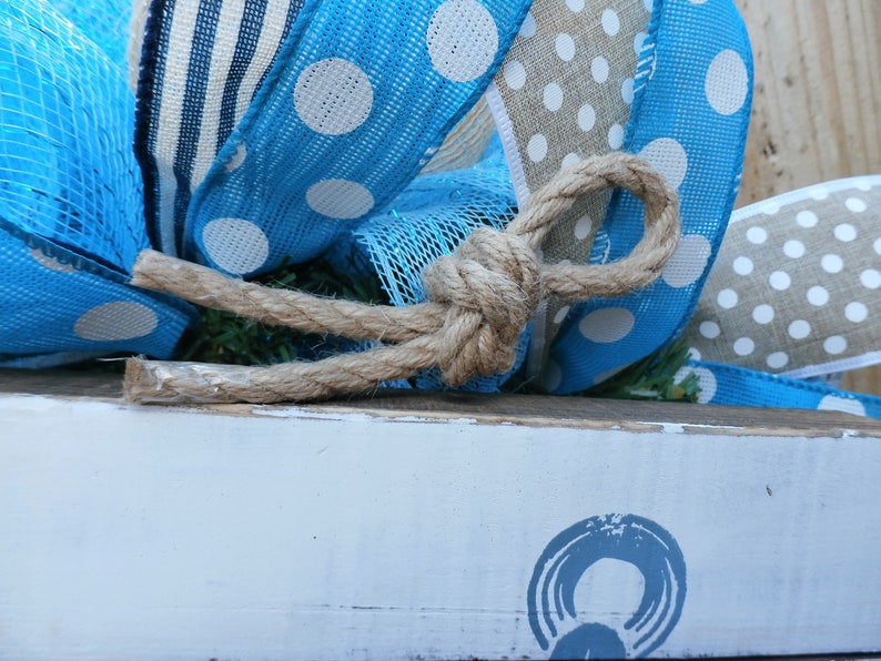 Beach Door Hanger Ocean Decor Summer Wreath Beach Decor Beach Wreath for Front Door Nautical Decor Beachy Wreath Seashore Wreath