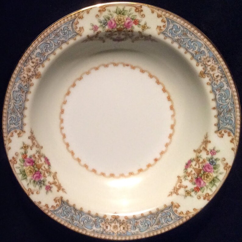 Vintage Mismatched Rimmed Dessert Bowls Sauce Bowls Fruit Etsy