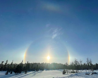 Wirbelnder Regenbogen