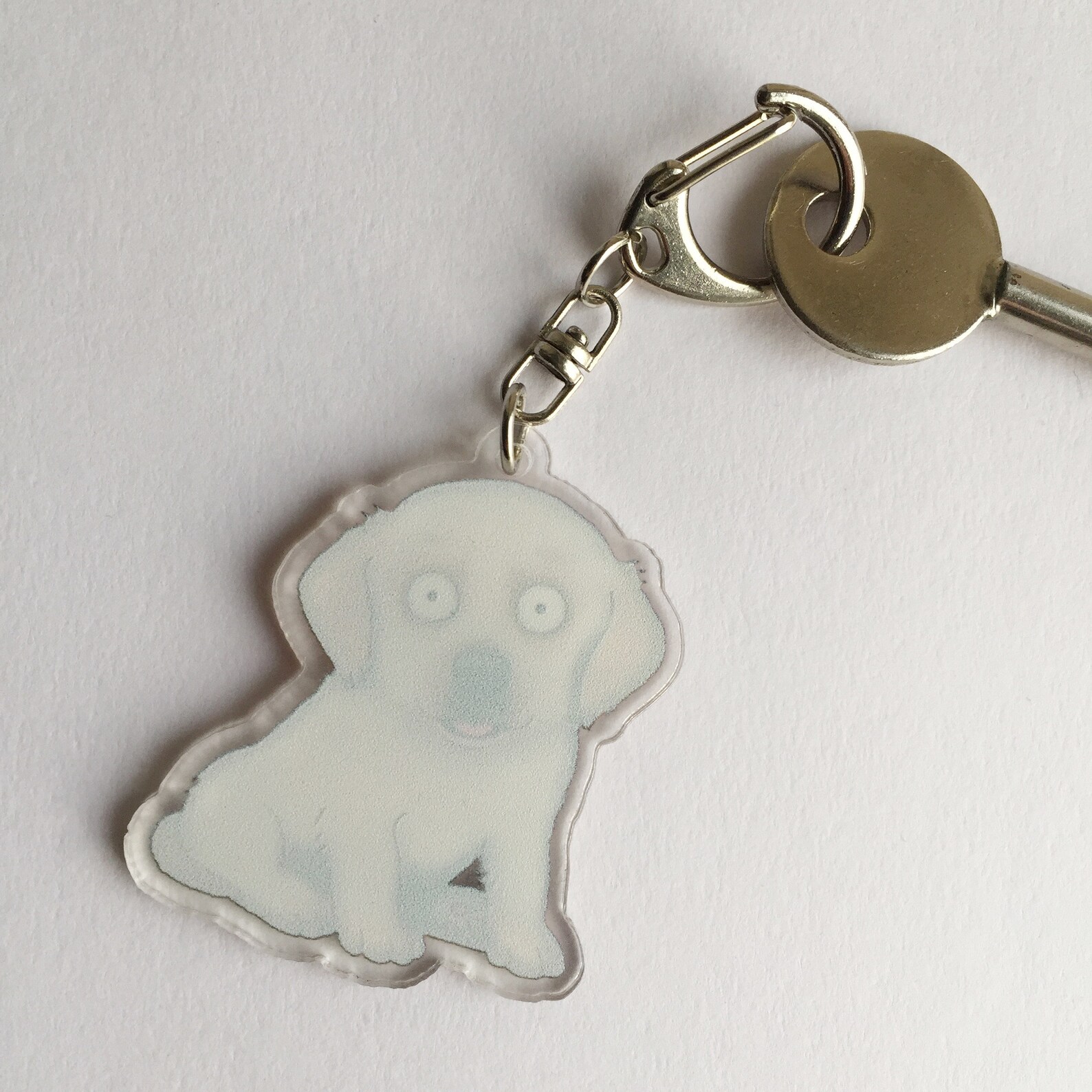 Labrador Keychain Dog Keyring Golden Retriever Zipper Charm Etsy