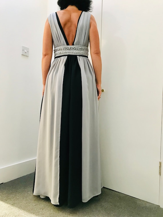 Two tone chiffon dress clearance