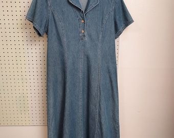 how to stitch a line dress A-Line Multi-Stitch Knit Dress main image 1